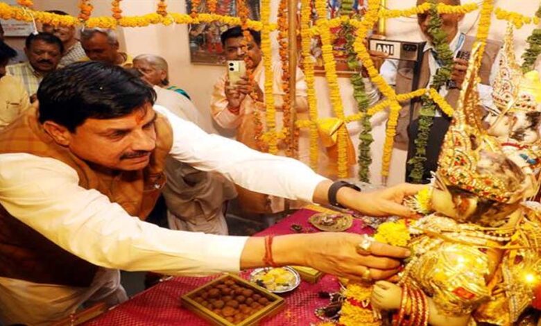 मुख्यमंत्री डॉ. यादव अनंत नारायण मंदिर के प्राण प्रतिष्ठा समारोह में सम्मिलित हुए